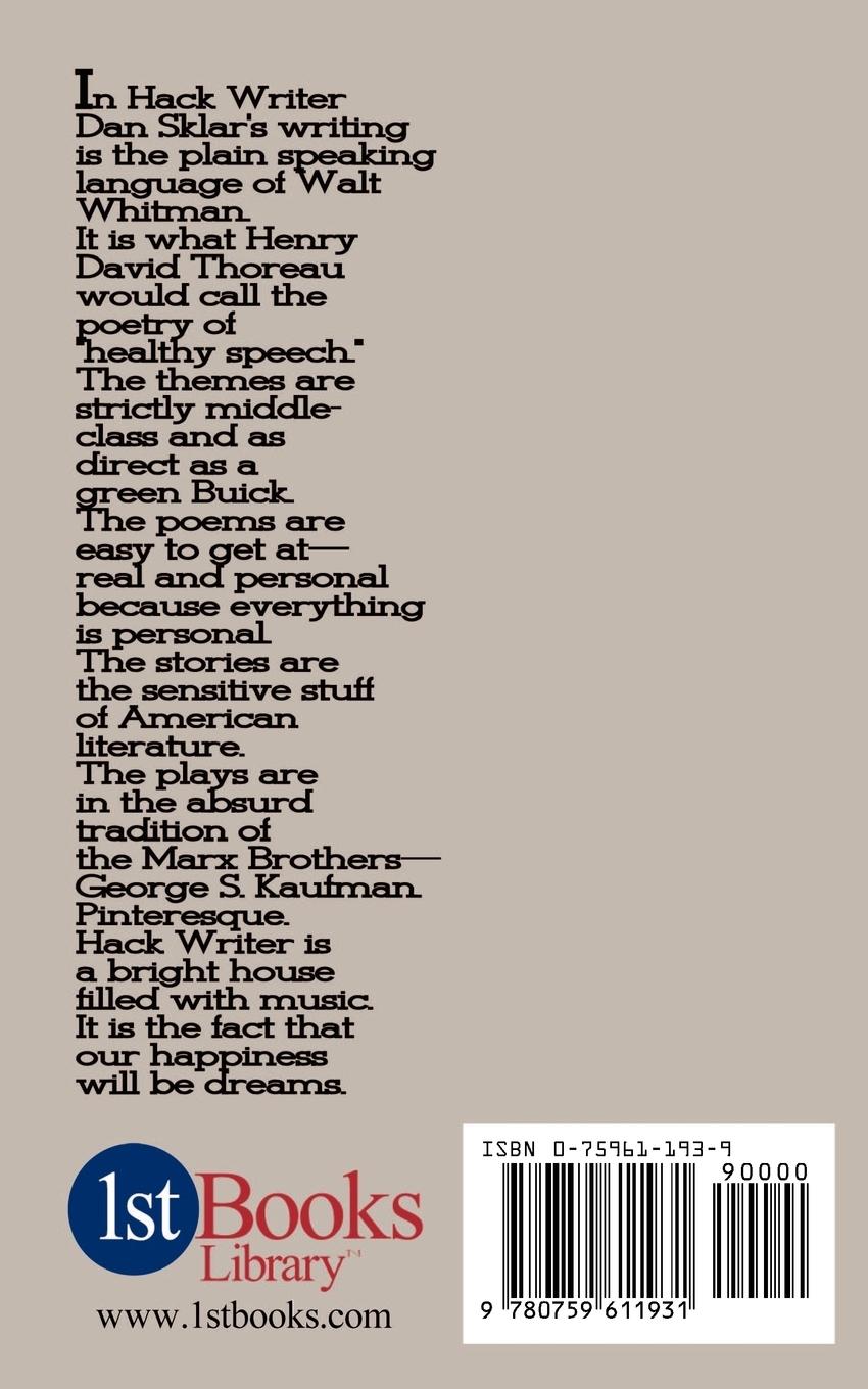 Rückseitencover Hack Writer