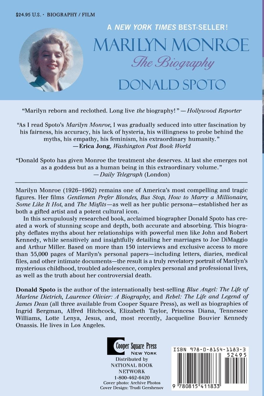 Rückseitencover Marilyn Monroe