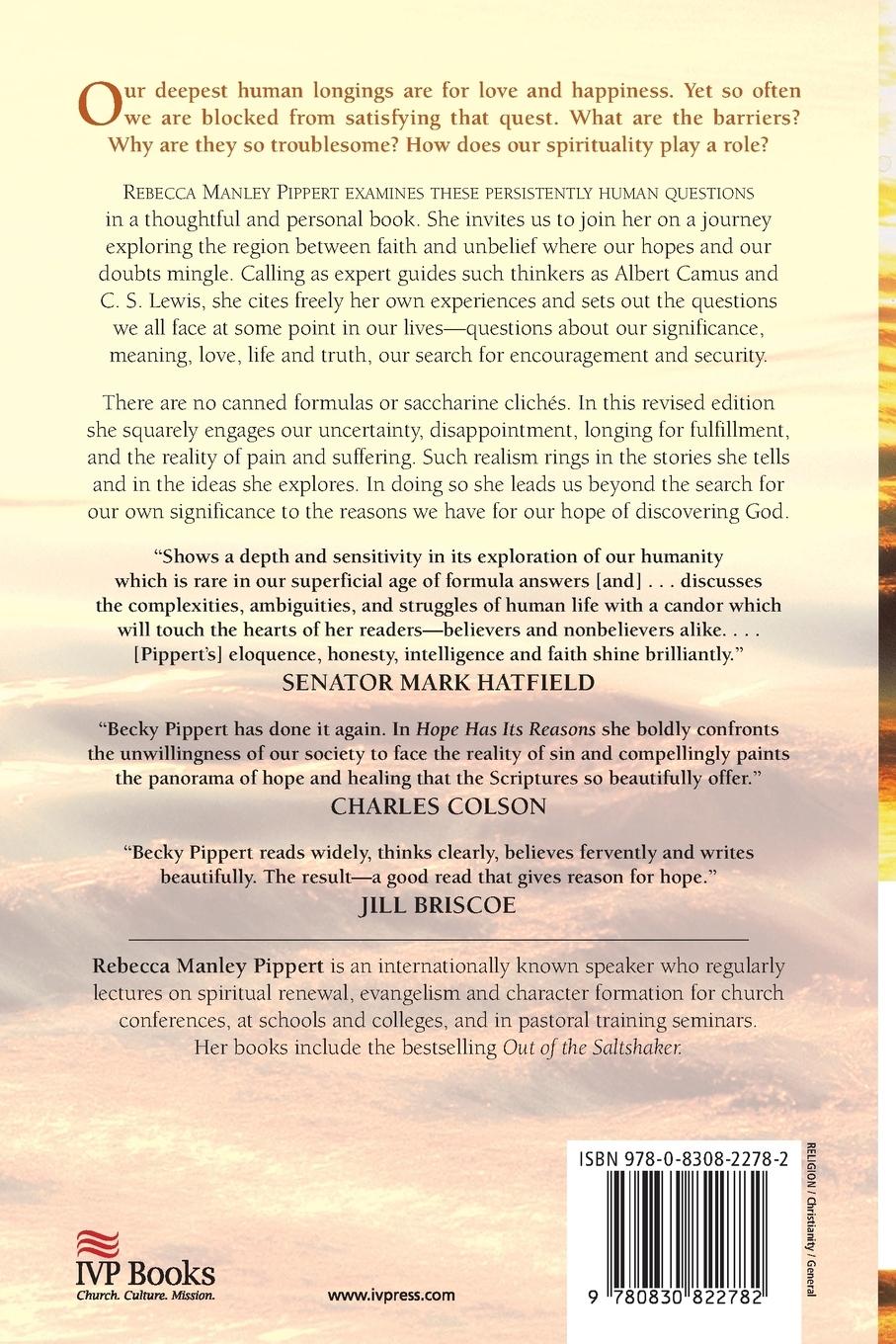 Rückseitencover Hope Has Its Reasons