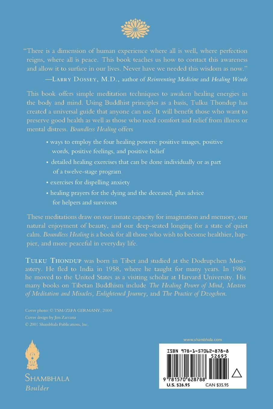 Rückseitencover Boundless Healing