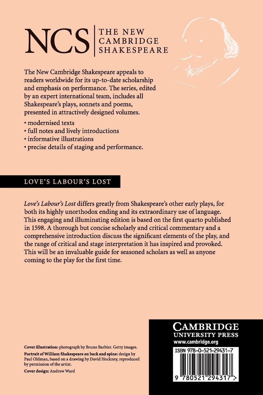 Rückseitencover Love's Labour's Lost