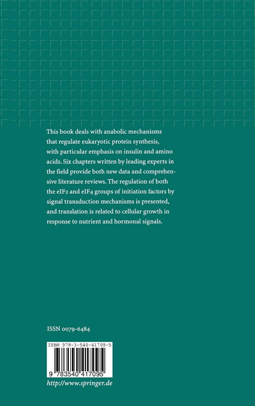 Rückseitencover Signaling Pathways for Translation