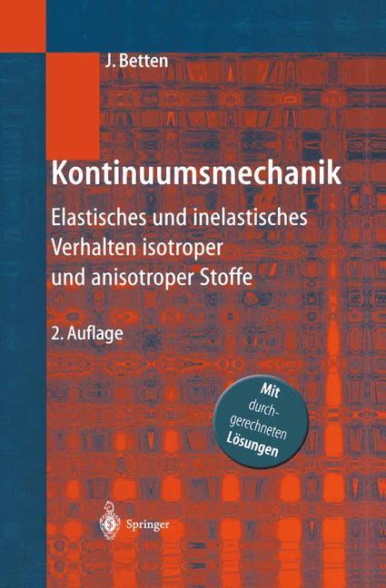 Vorderes Coverbild Kontinuumsmechanik