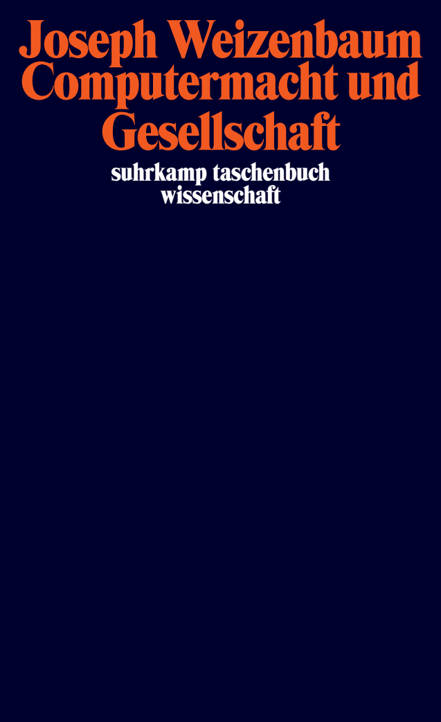 Vorderes Coverbild Computermacht und Gesellschaft