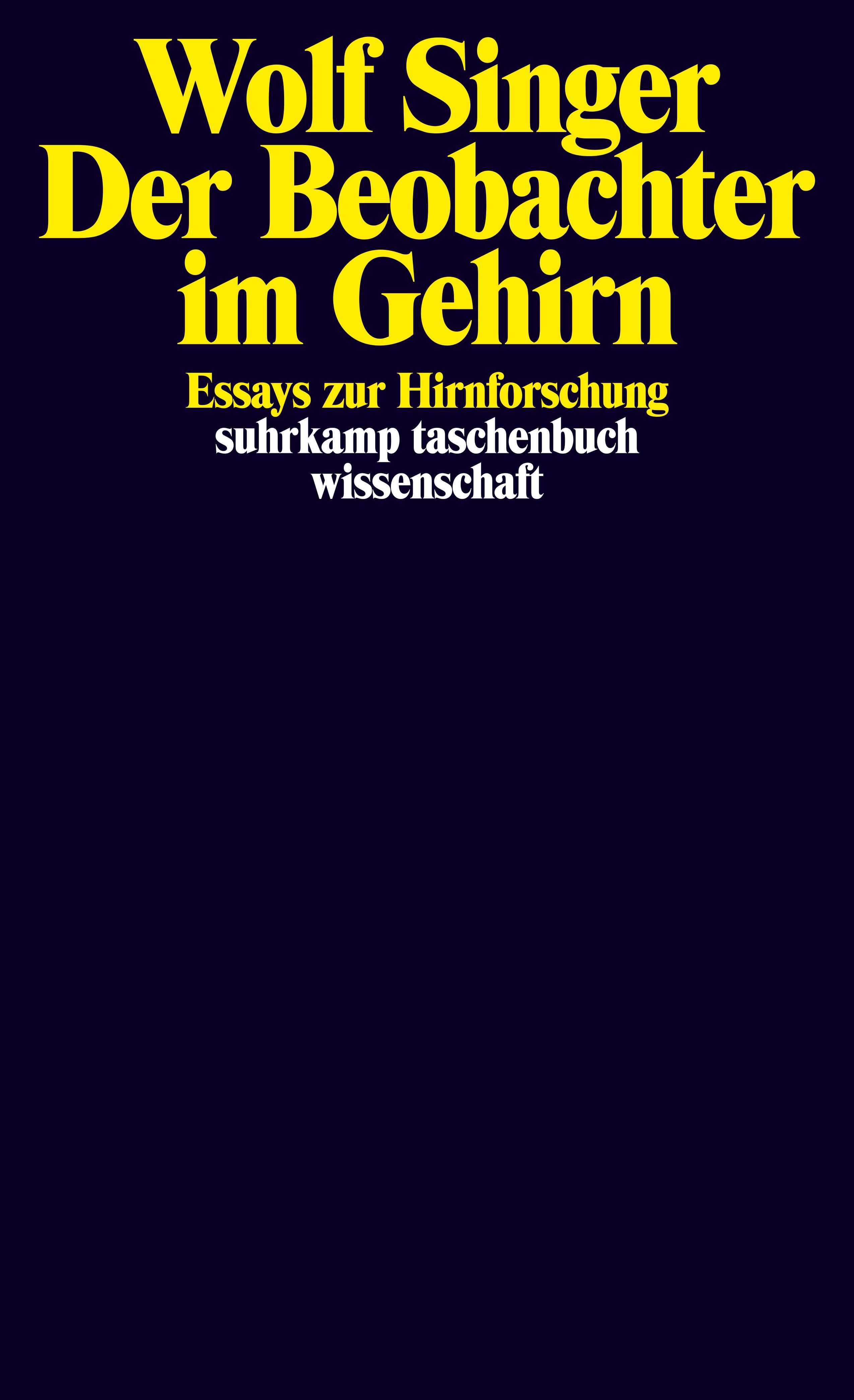 Vorderes Coverbild Der Beobachter im Gehirn