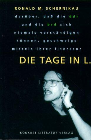 Vorderes Coverbild Die Tage in L
