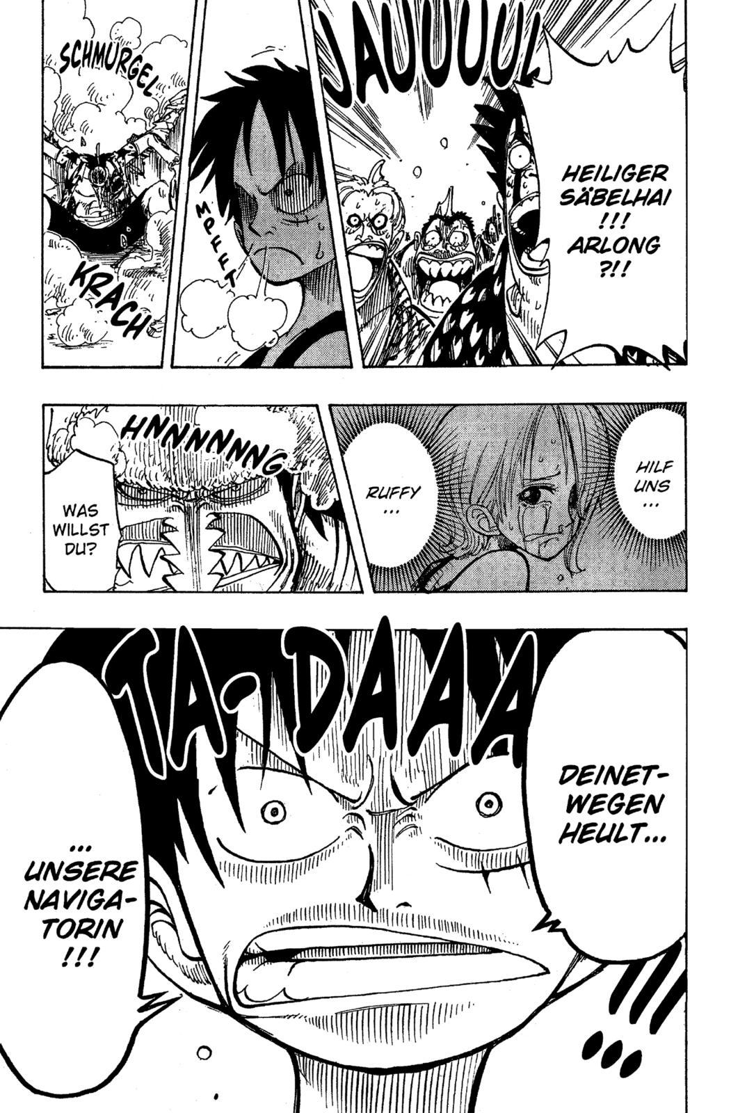 Beispielinhalt (Bild) One Piece 10. O.K. Let's stand up!