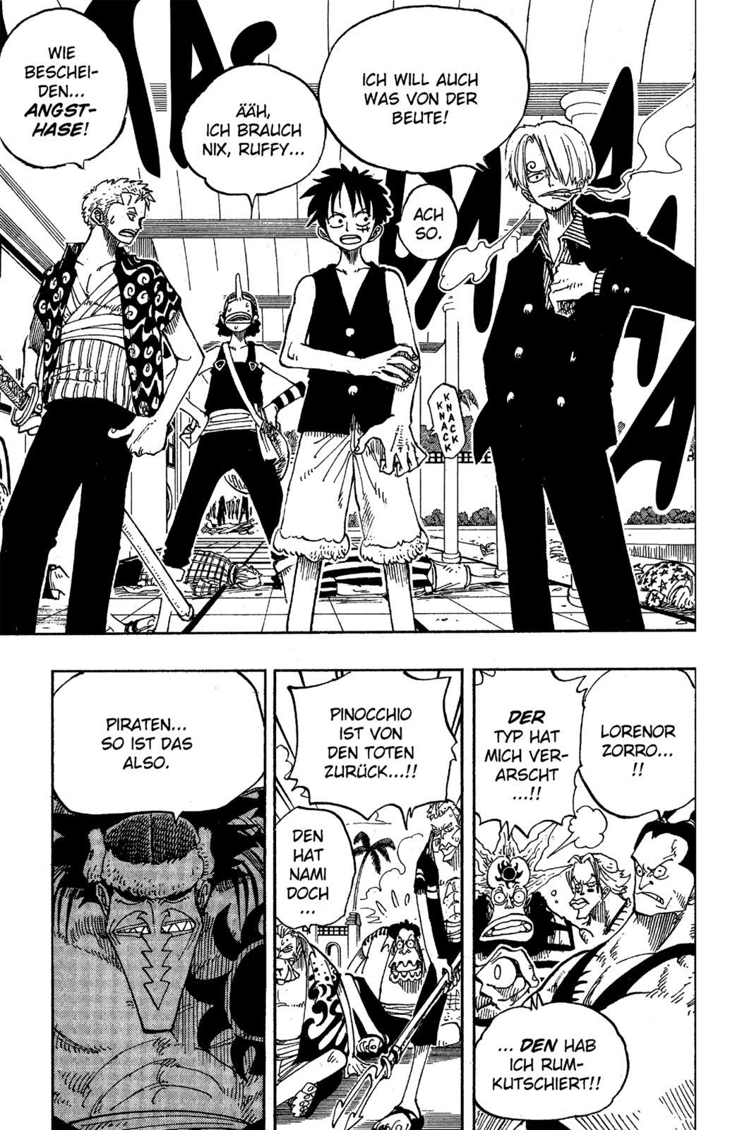 Beispielinhalt (Bild) One Piece 10. O.K. Let's stand up!