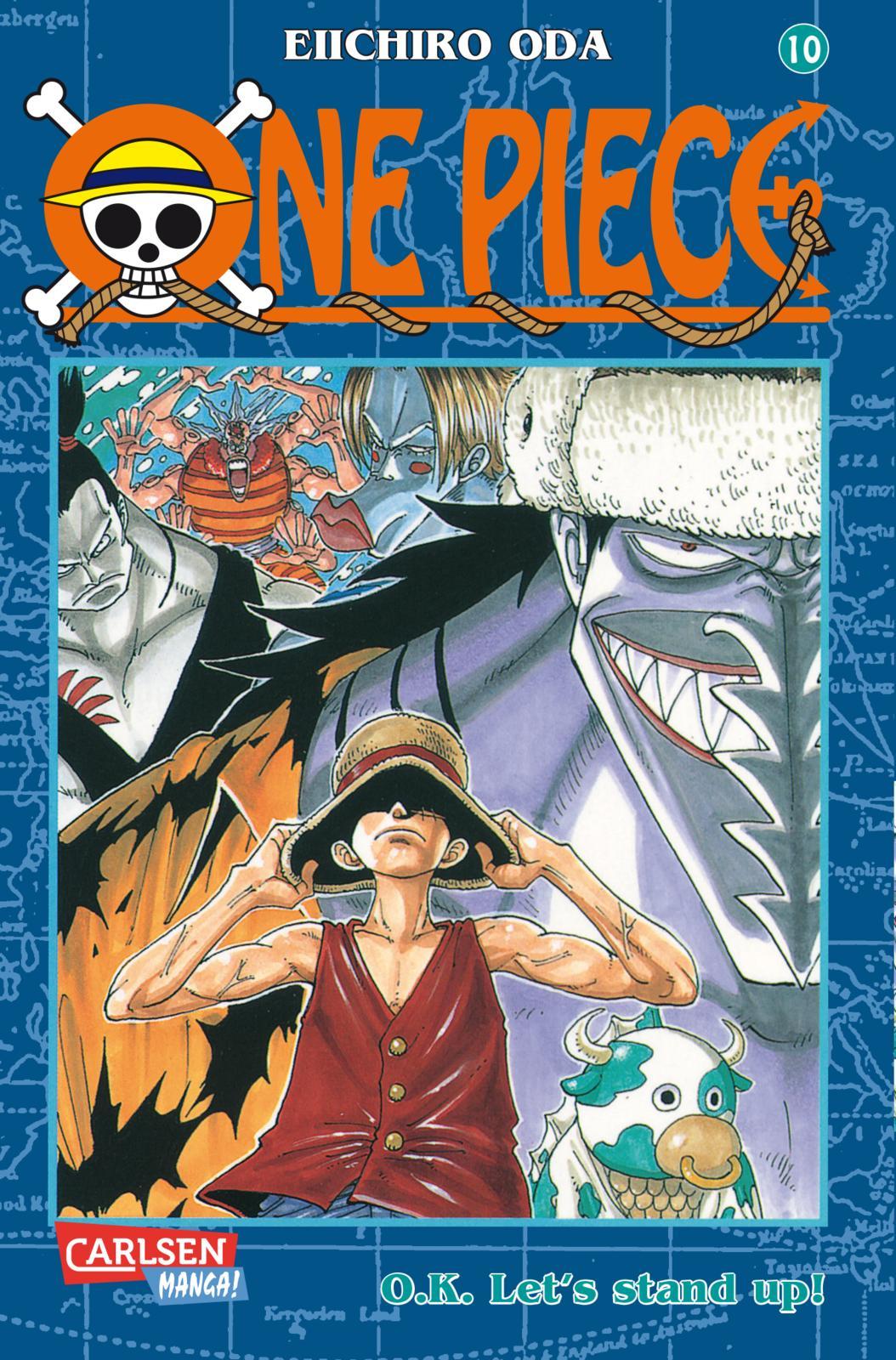 Vorderes Coverbild One Piece 10. O.K. Let's stand up!