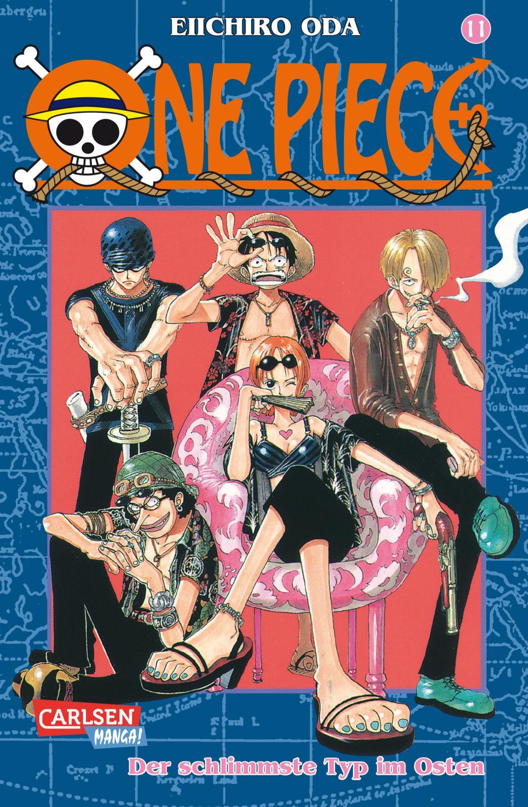 Vorderes Coverbild One Piece 11. Der schlimmste Typ im Osten