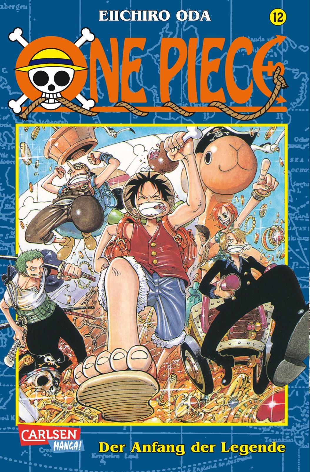 Vorderes Coverbild One Piece 12. Der Anfang der Legende