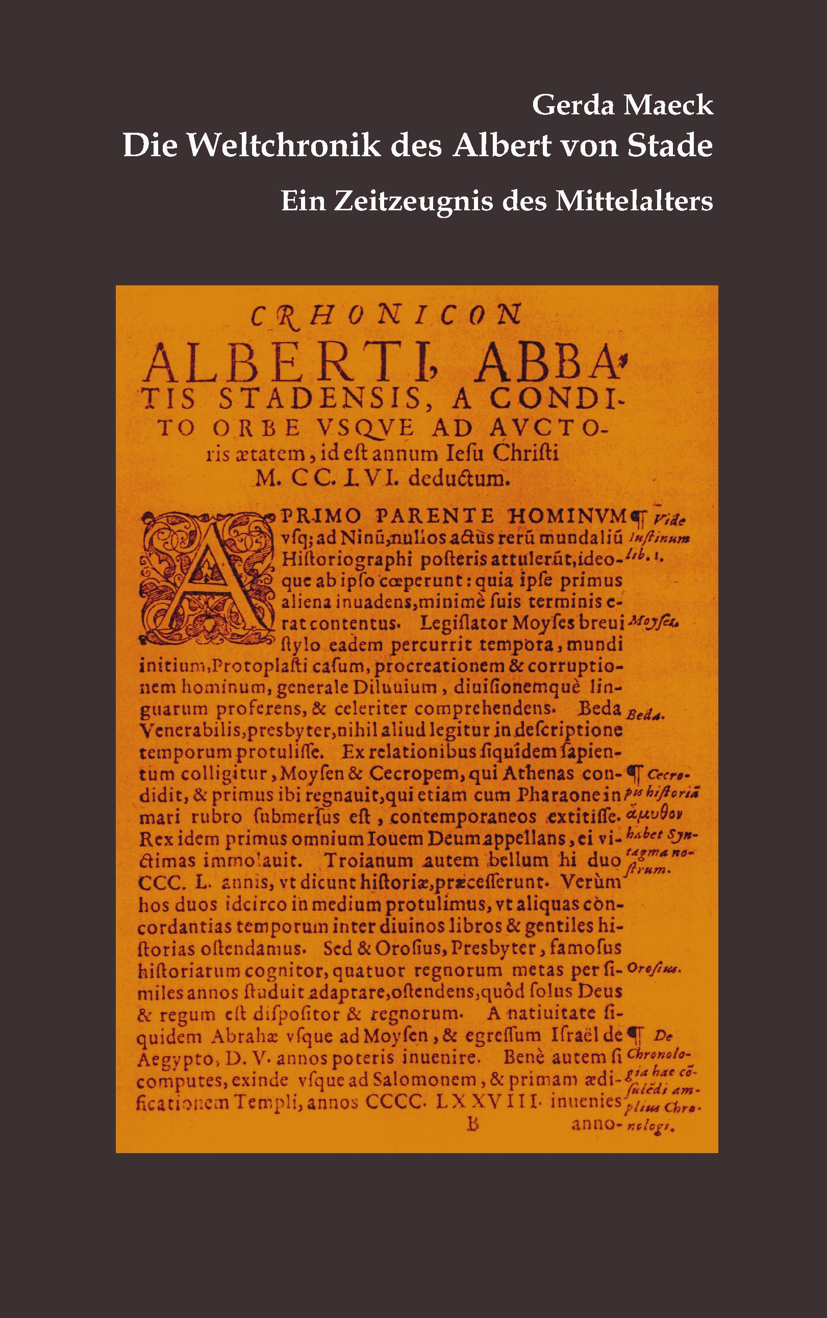 Vorderes Coverbild Die Weltchronik des Albert von Stade