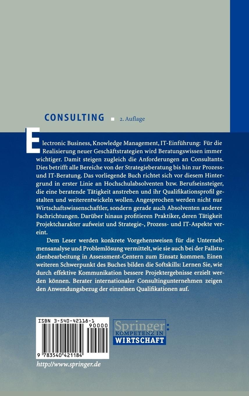 Rückseitencover Consulting