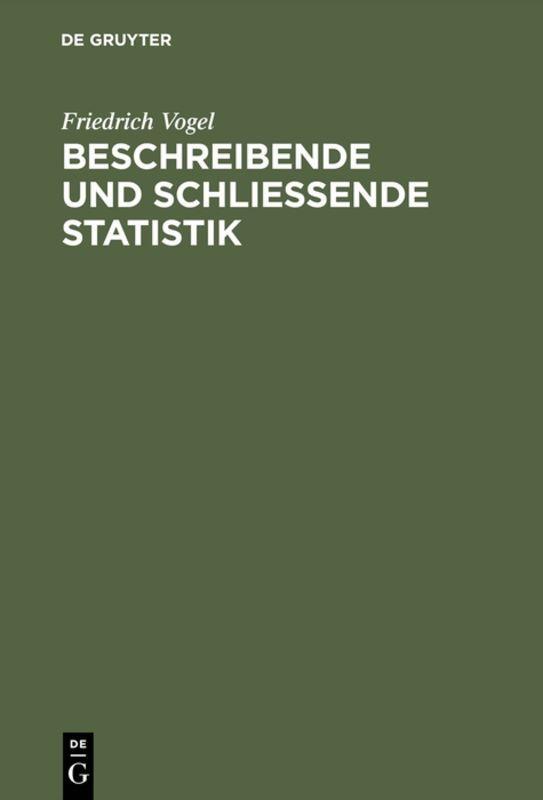 Vorderes Coverbild Beschreibende und schließende Statistik