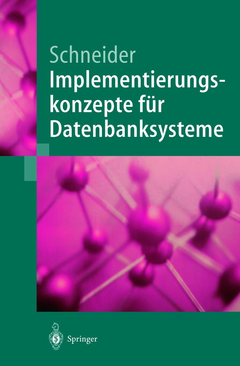 Vorderes Coverbild Implementierungskonzepte für Datenbanksysteme