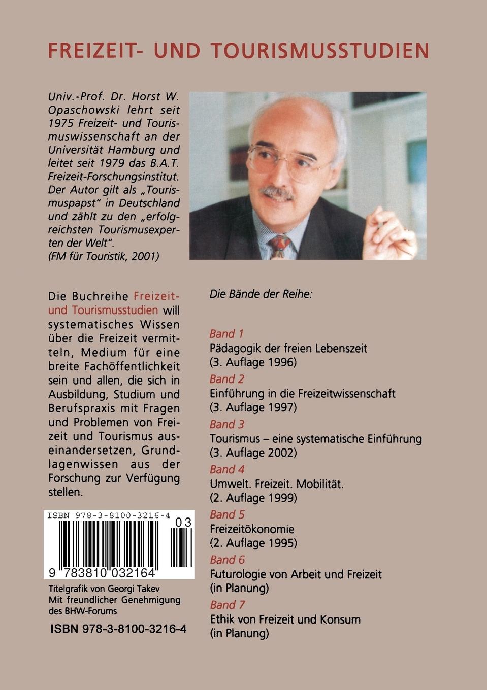 Rückseitencover Tourismus