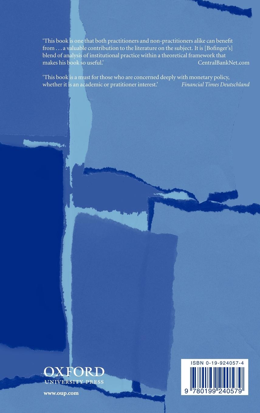 Rückseitencover Monetary Policy