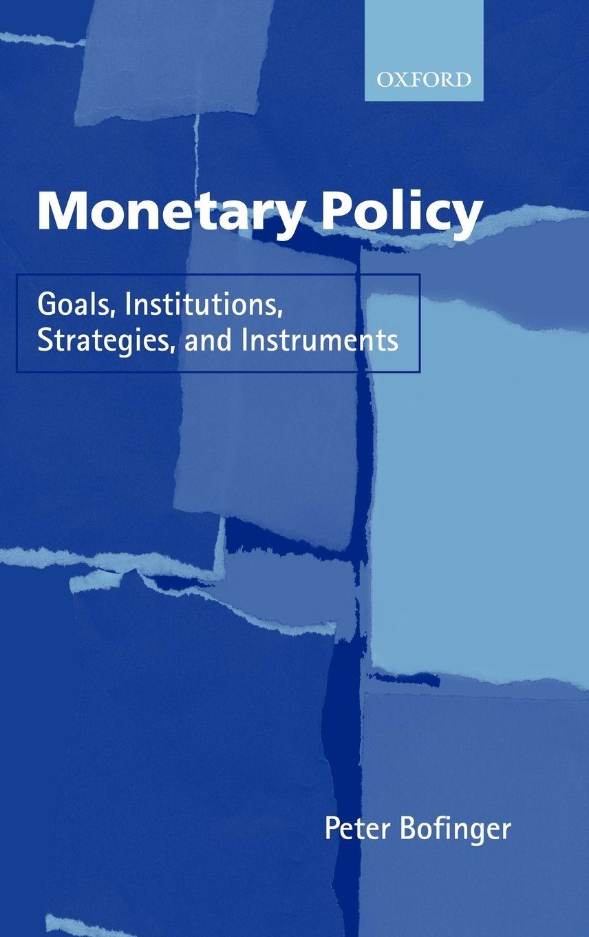 Vorderes Coverbild Monetary Policy