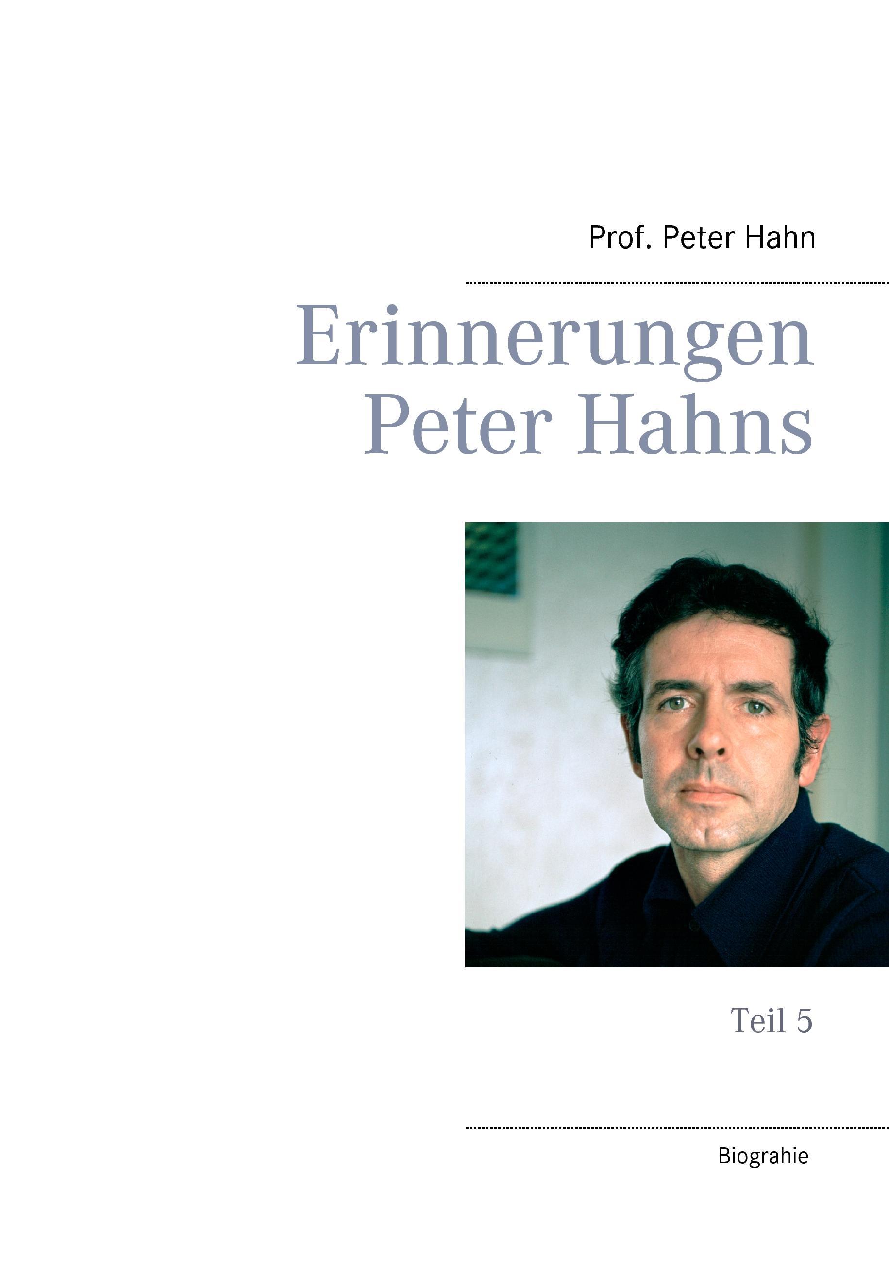 Vorderes Coverbild Erinnerungen Peter Hahns