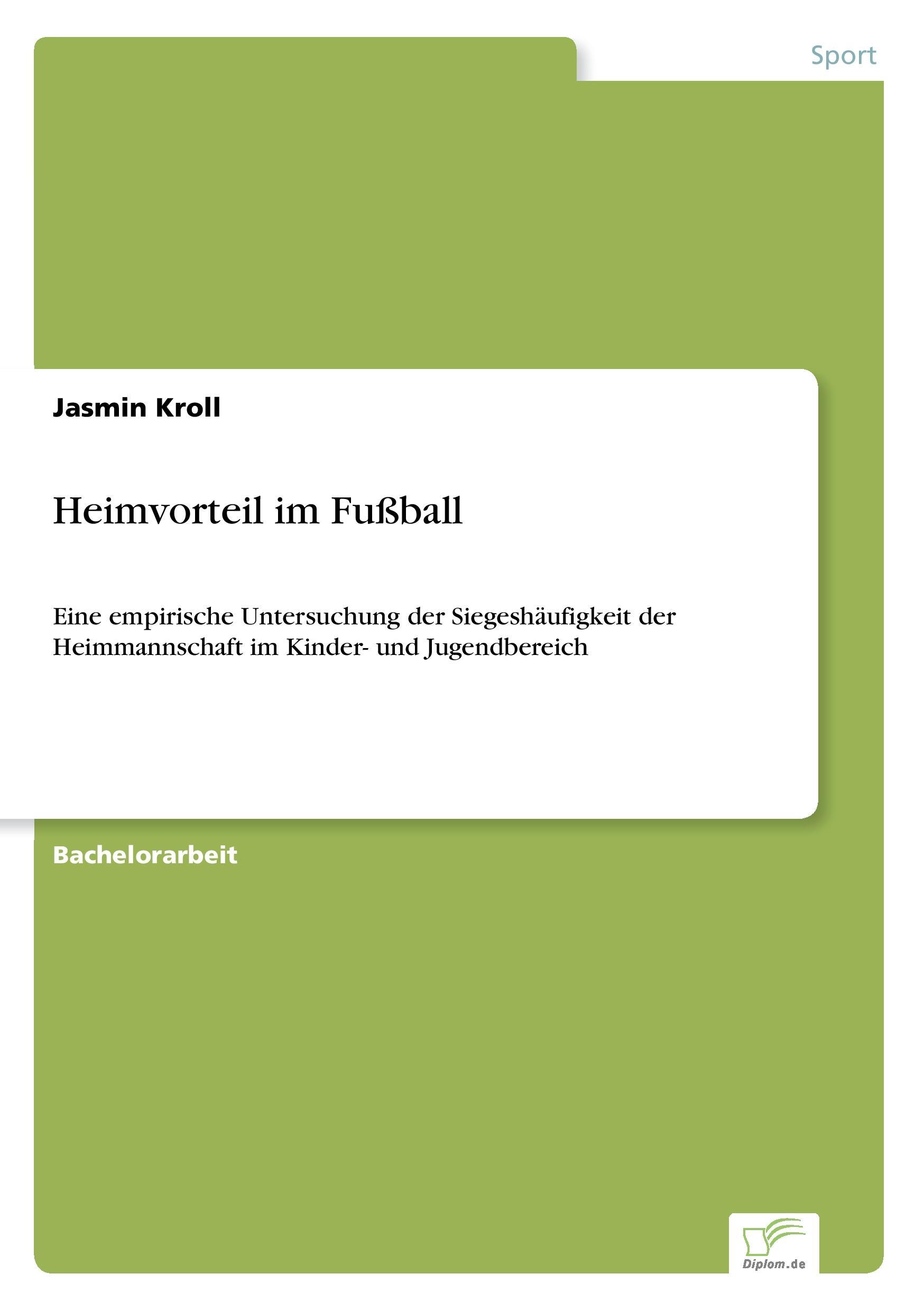 Vorderes Coverbild Heimvorteil im Fußball