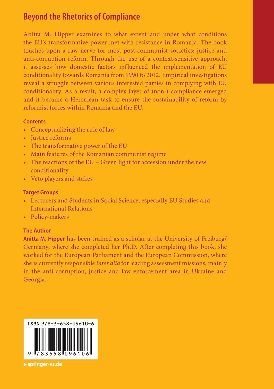 Rückseitencover Beyond the Rhetorics of Compliance