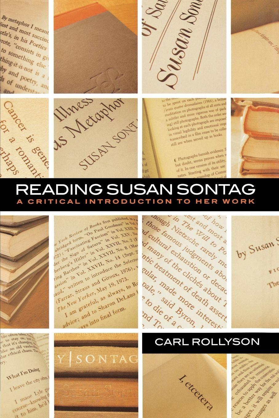Vorderes Coverbild Reading Susan Sontag