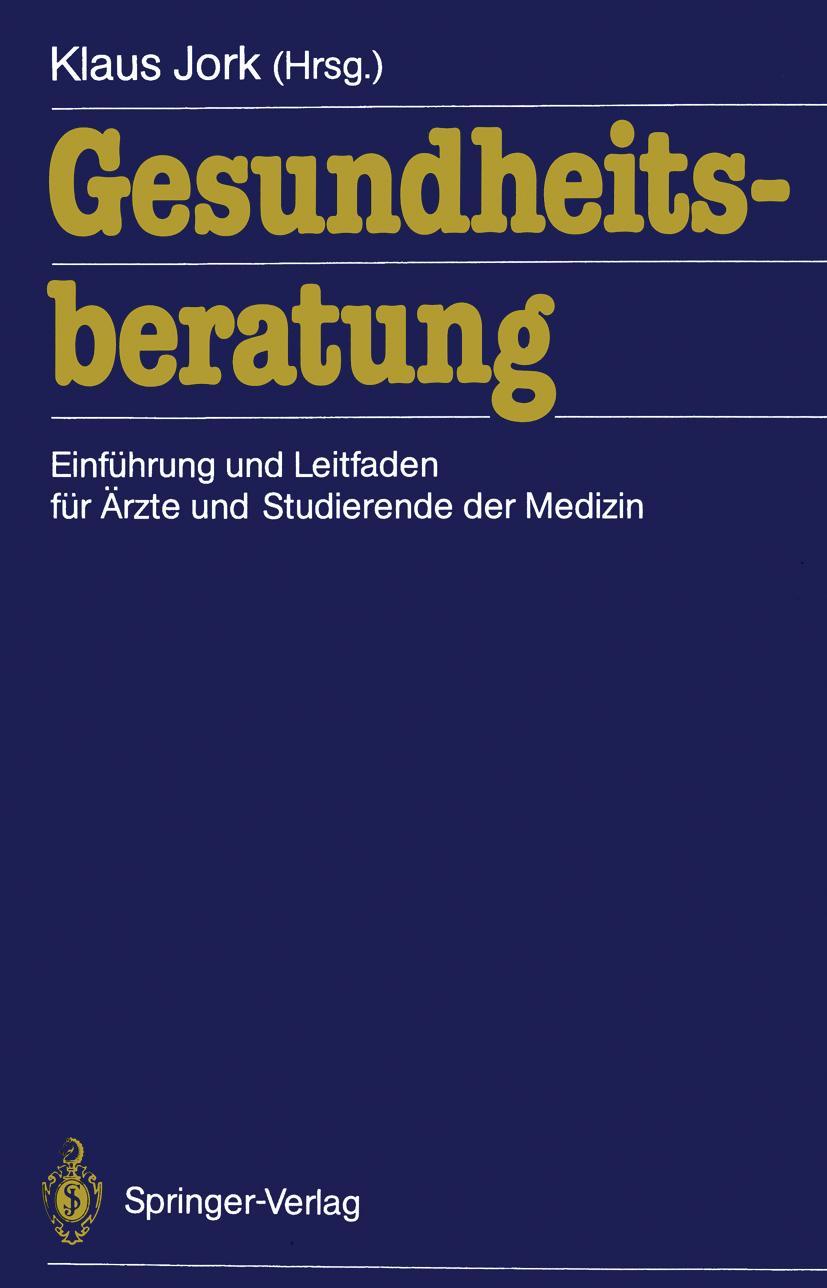 Vorderes Coverbild Gesundheitsberatung