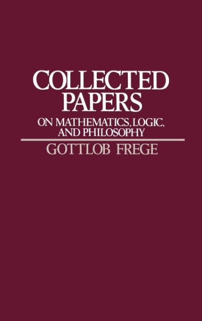 Vorderes Coverbild Collected Papers on Mathematics, Logic, and Philosophy