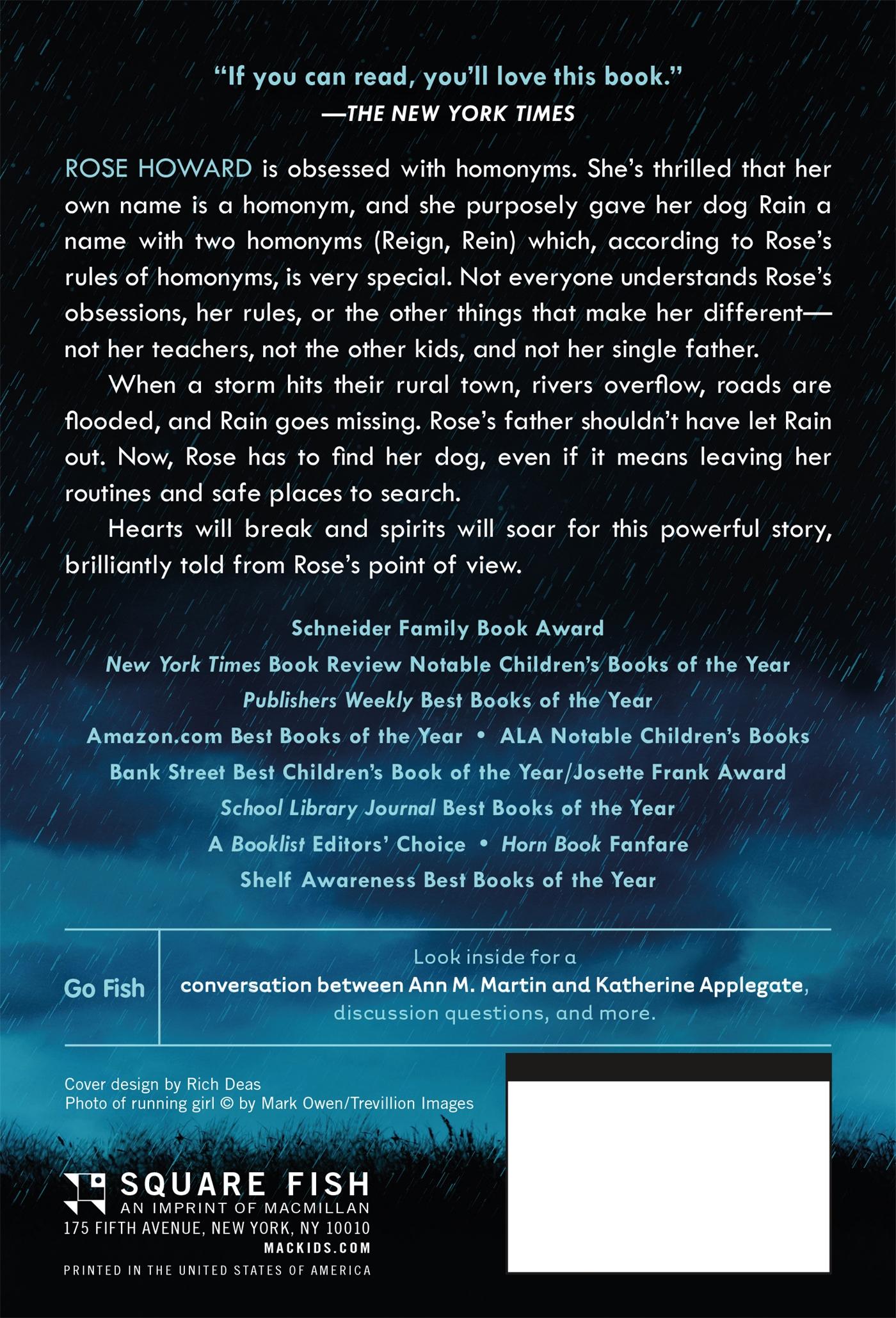 Rückseitencover Rain Reign