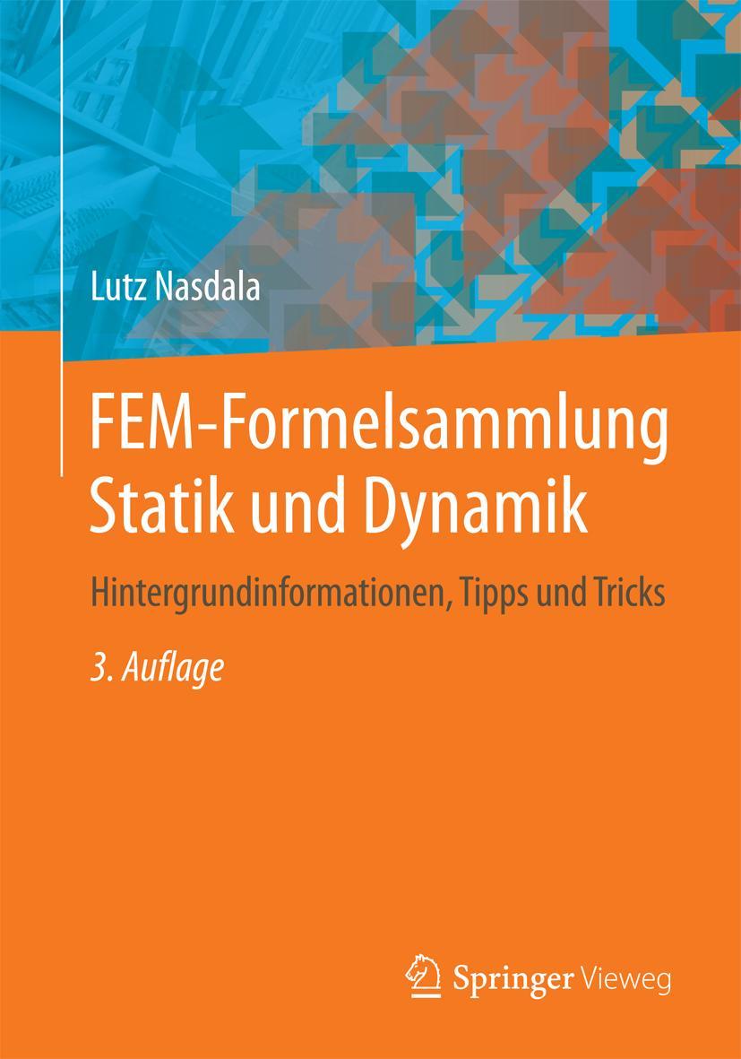 Vorderes Coverbild FEM-Formelsammlung Statik und Dynamik