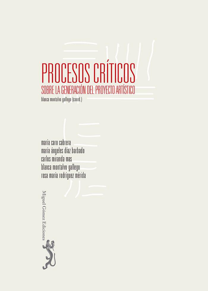 Vorderes Coverbild Procesos críticos : sobre la generación de proyecto artístico