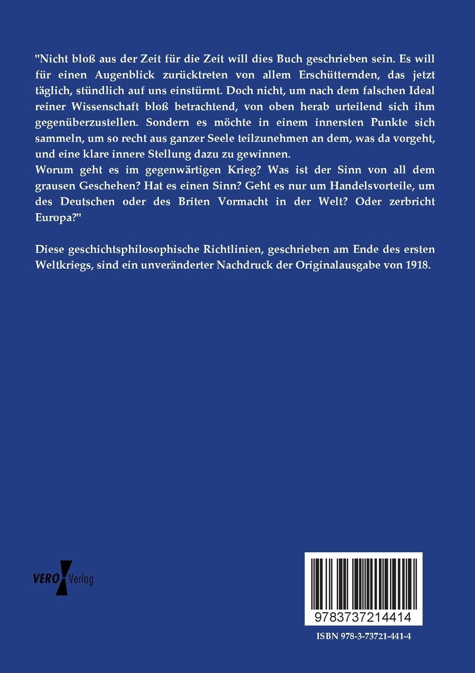Rückseitencover Deutscher Weltberuf