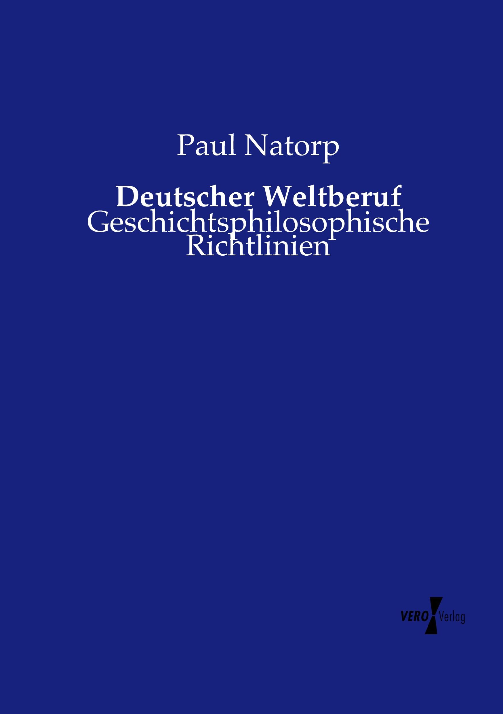Vorderes Coverbild Deutscher Weltberuf