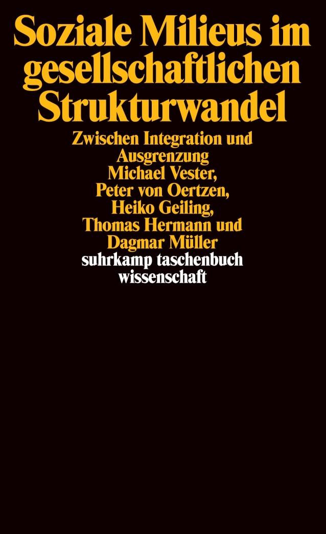 Vorderes Coverbild Soziale Milieus im gesellschaftlichen Strukturwandel