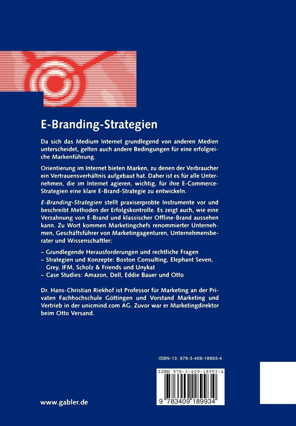 Rückseitencover E-Branding-Strategien