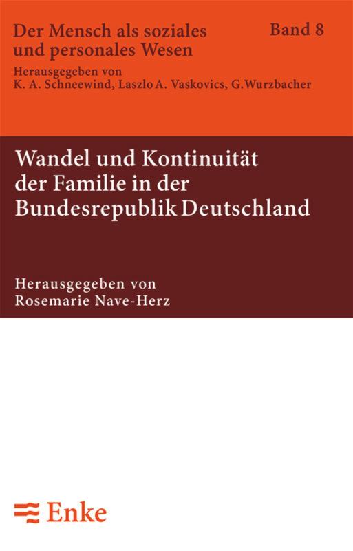 Vorderes Coverbild Wandel und Kontinuität der Familie in der Bundesrepublik Deutschland