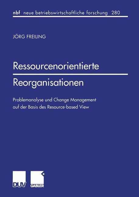 Vorderes Coverbild Ressourcenorientierte Reorganisationen