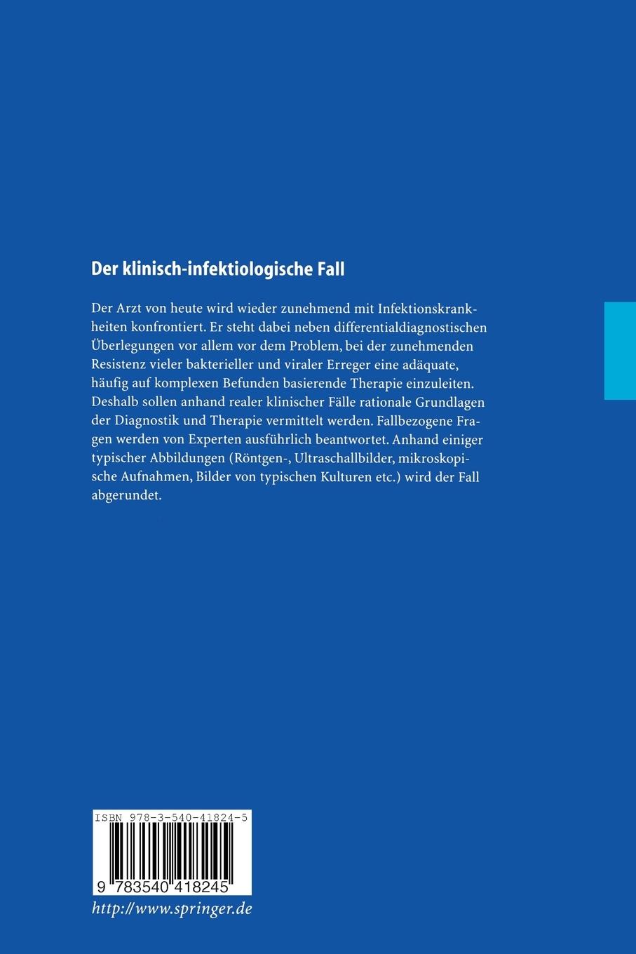 Rückseitencover Der Klinisch-infektiologische Fall