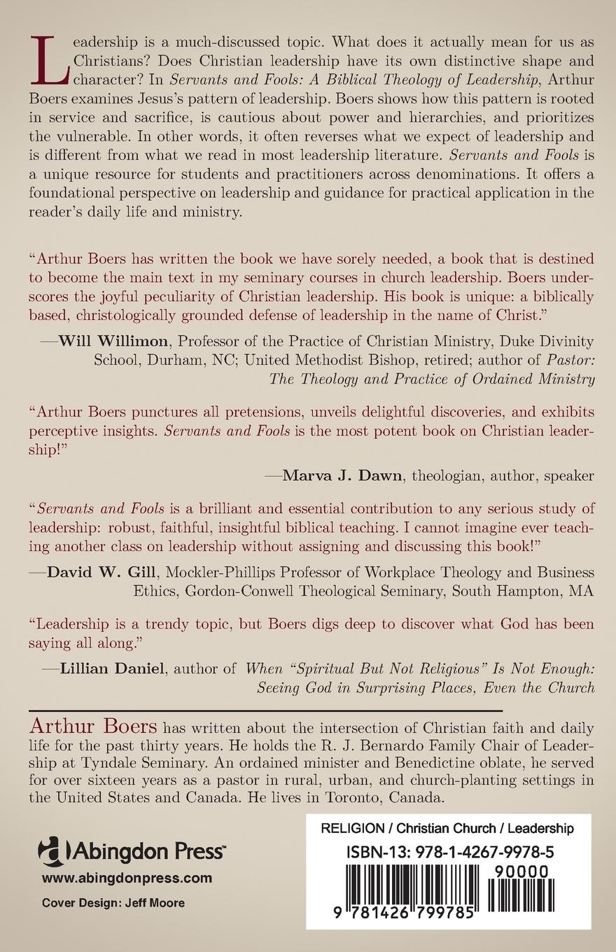 Rückseitencover Servants and Fools