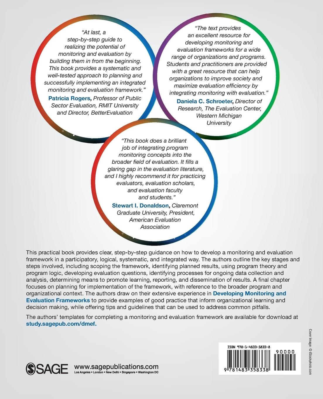 Rückseitencover Developing Monitoring and Evaluation Frameworks