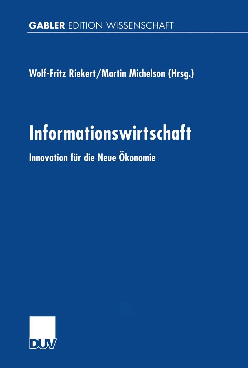 Vorderes Coverbild Informationswirtschaft