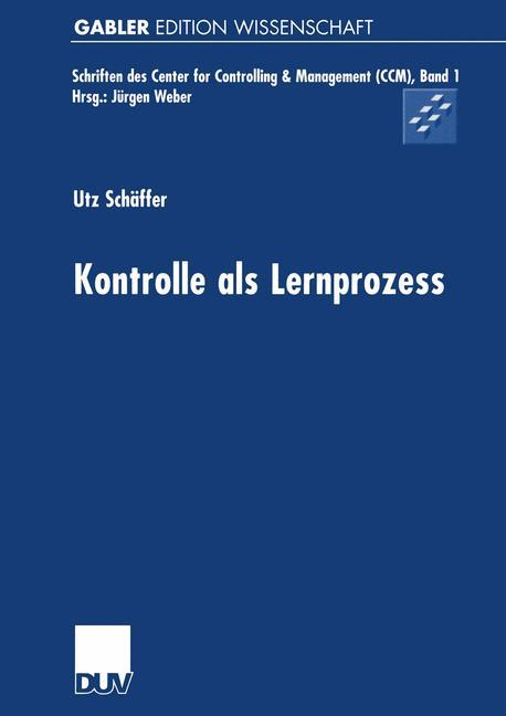 Vorderes Coverbild Kontrolle als Lernprozess