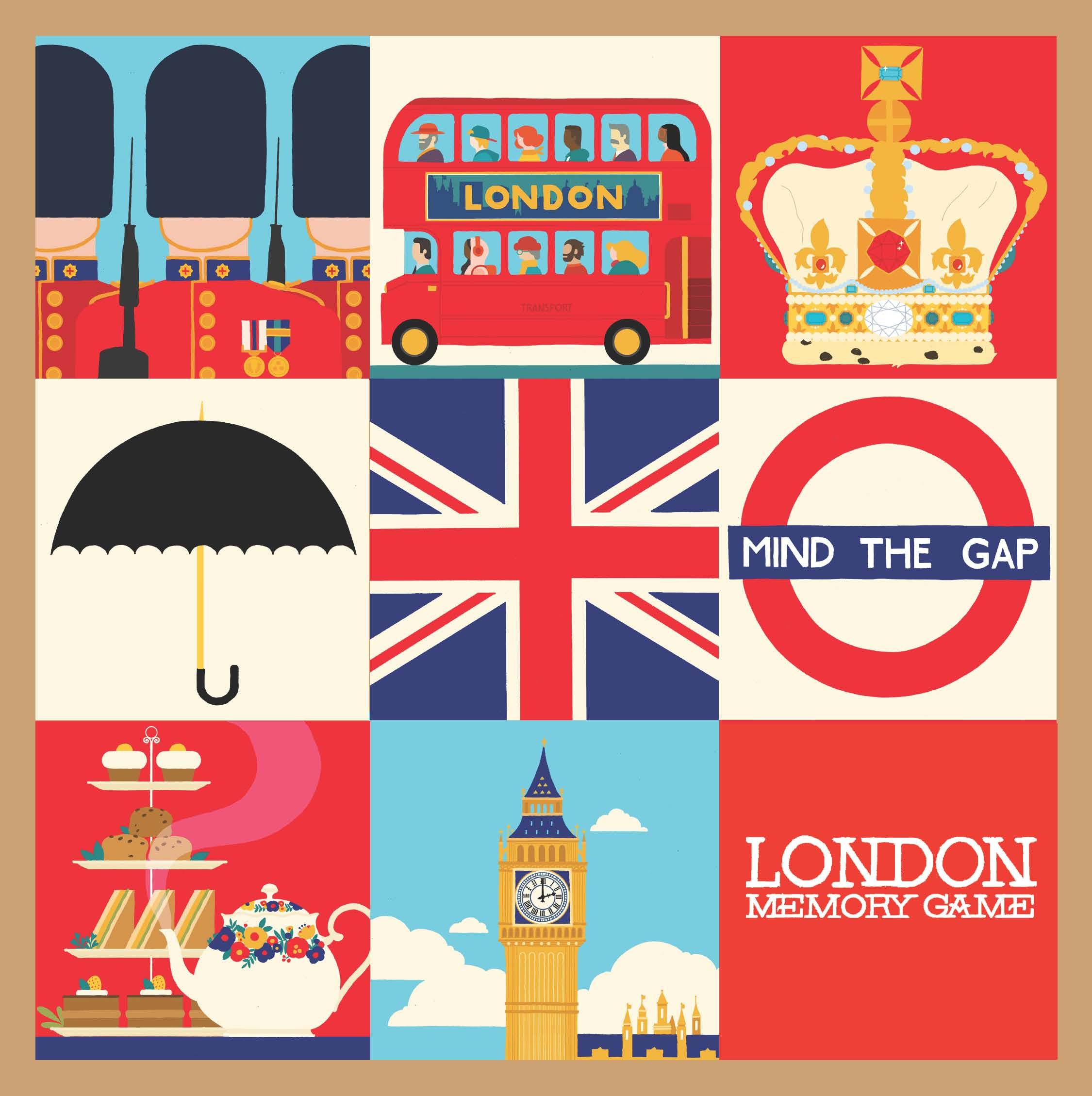 Vorderes Coverbild London Memory Game