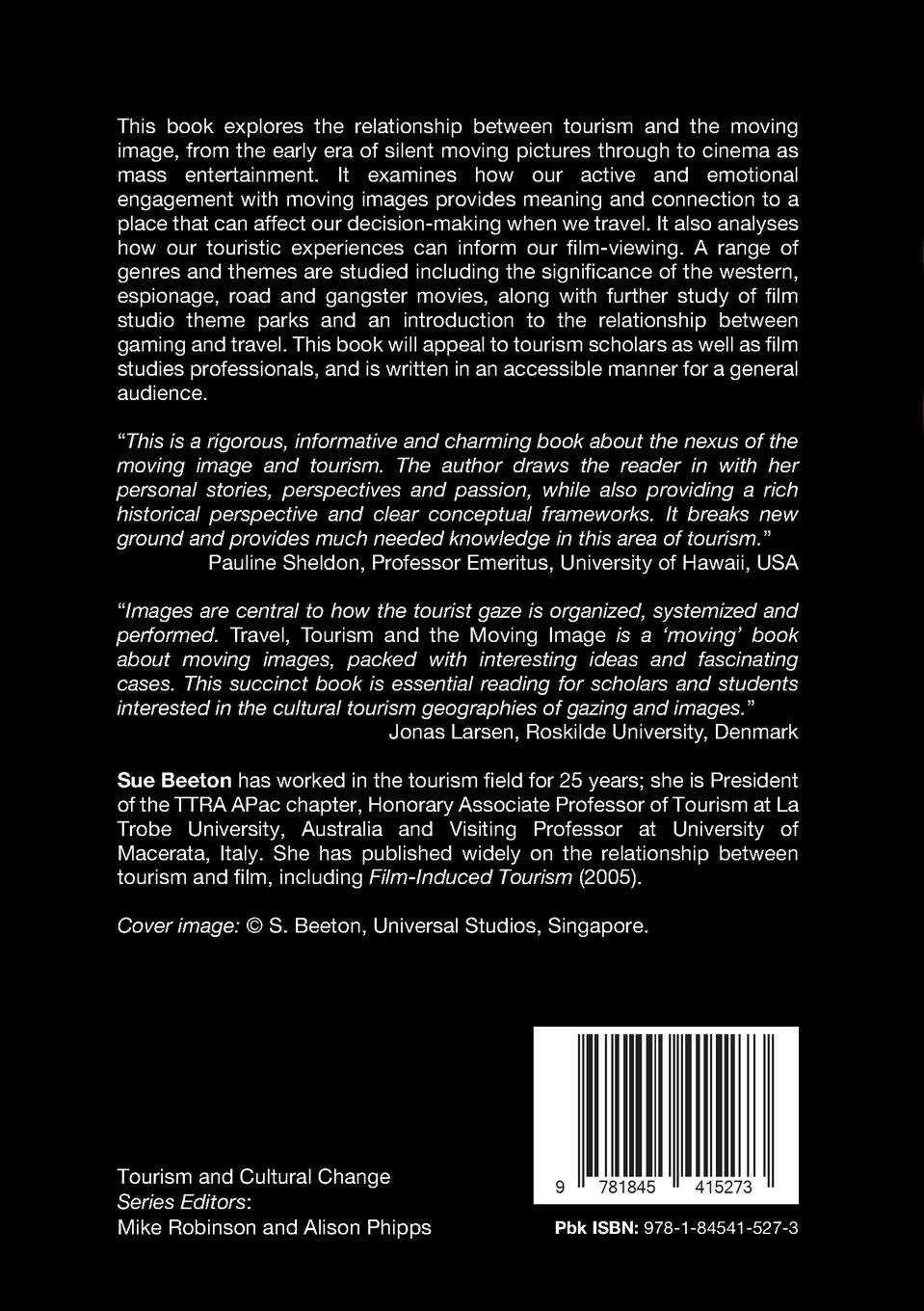 Rückseitencover Travel, Tourism and the Moving Image
