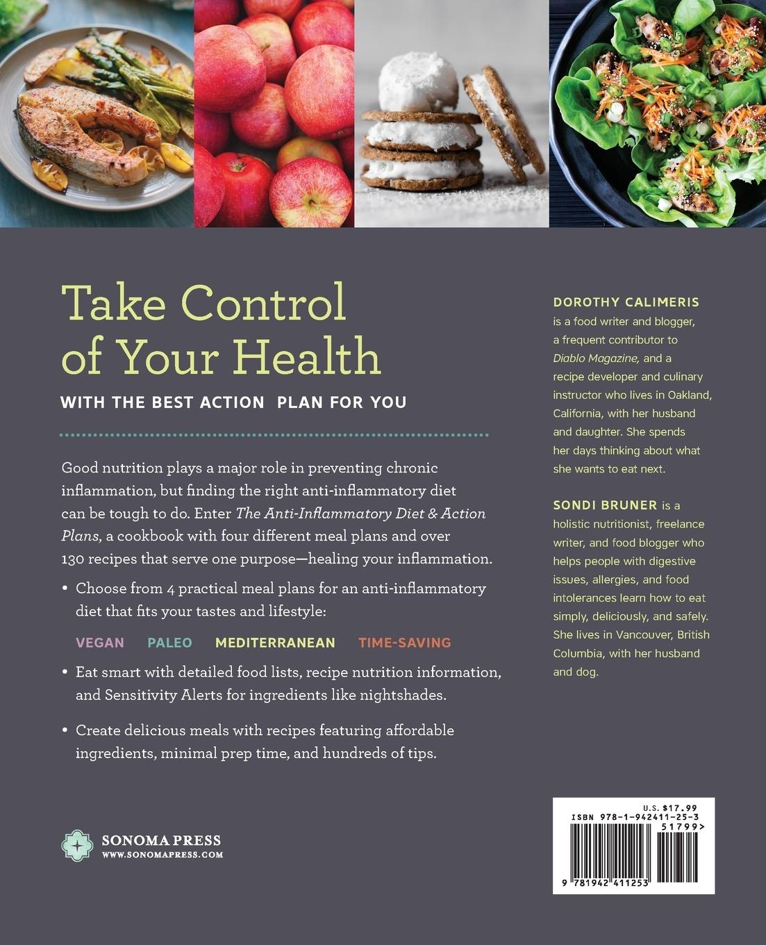 Rückseitencover The Anti-Inflammatory Diet & Action Plans