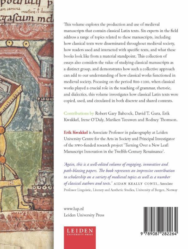 Rückseitencover Manuscripts of the Latin Classics 800-1200