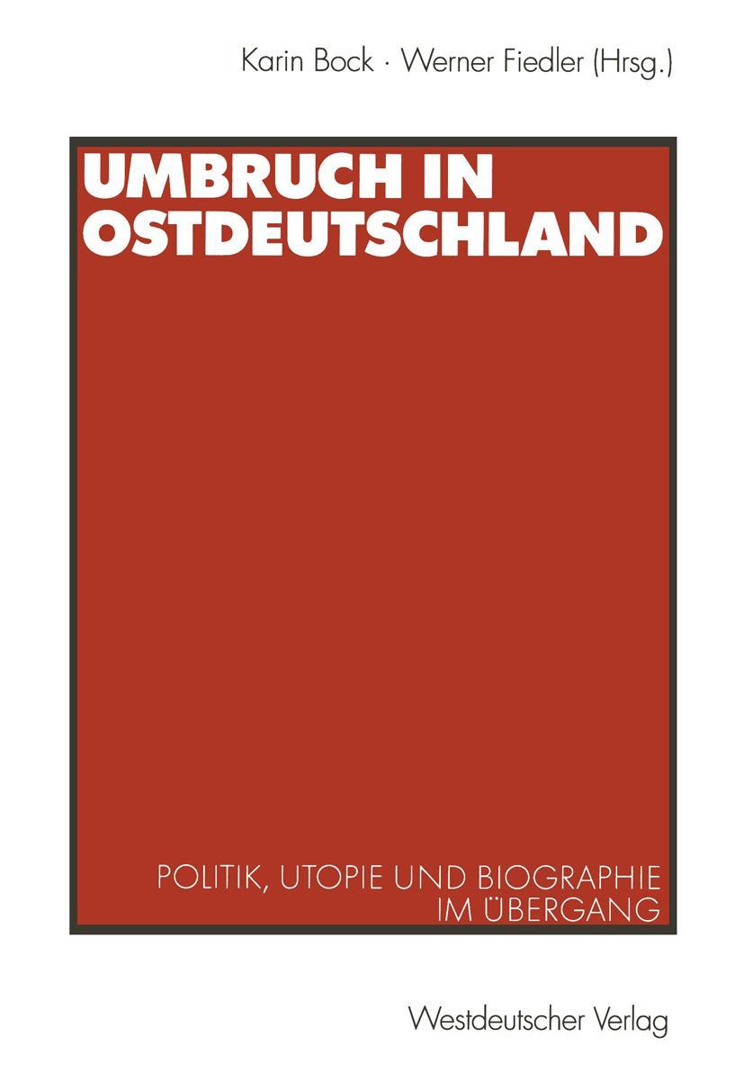 Vorderes Coverbild Umbruch in Ostdeutschland