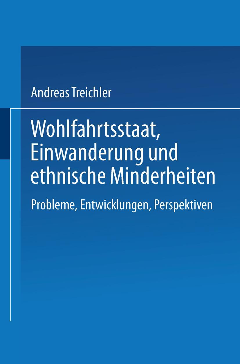 Vorderes Coverbild Wohlfahrtsstaat, Einwanderung und ethnische Minderheiten
