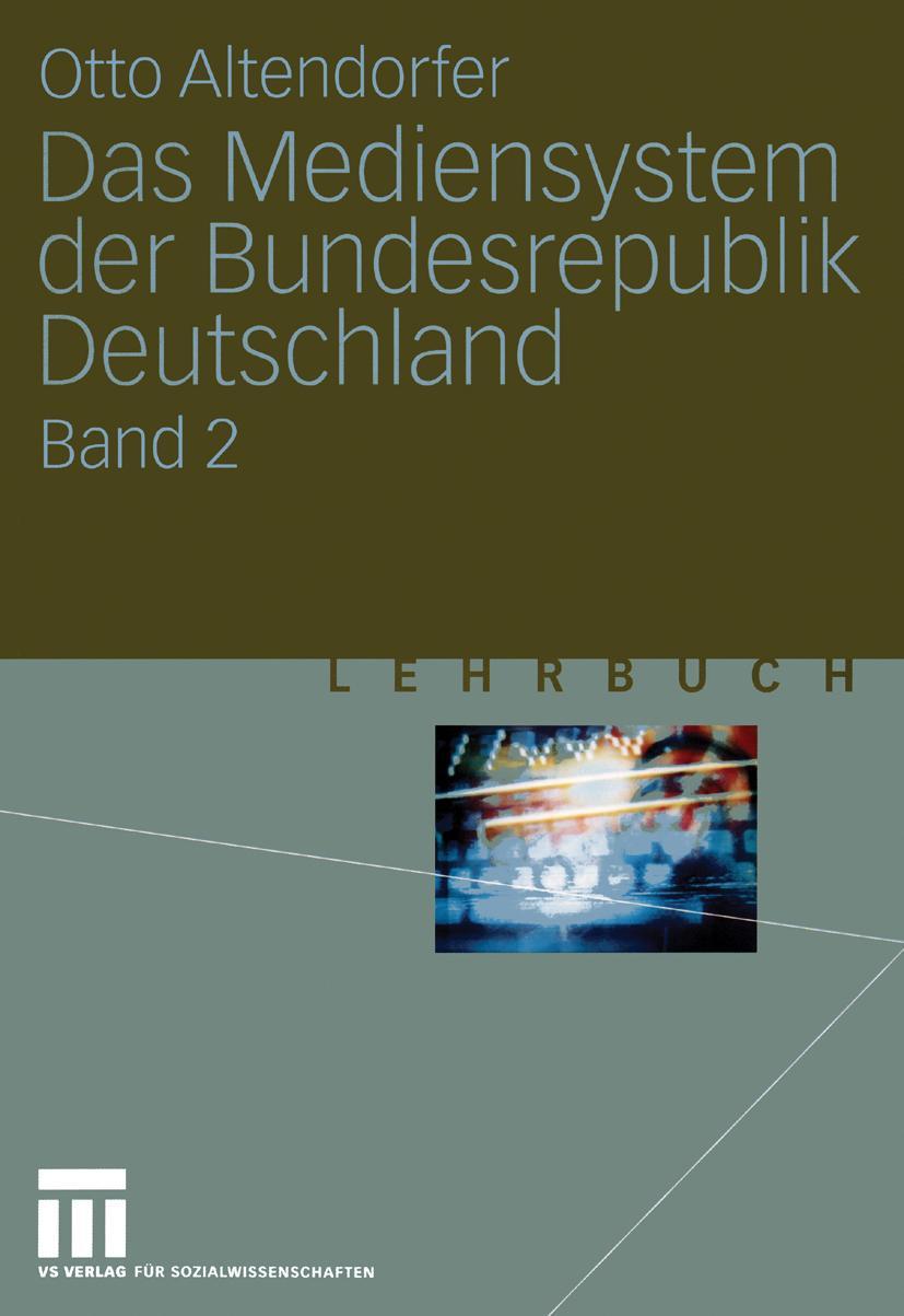 Vorderes Coverbild Das Mediensystem der Bundesrepublik Deutschland