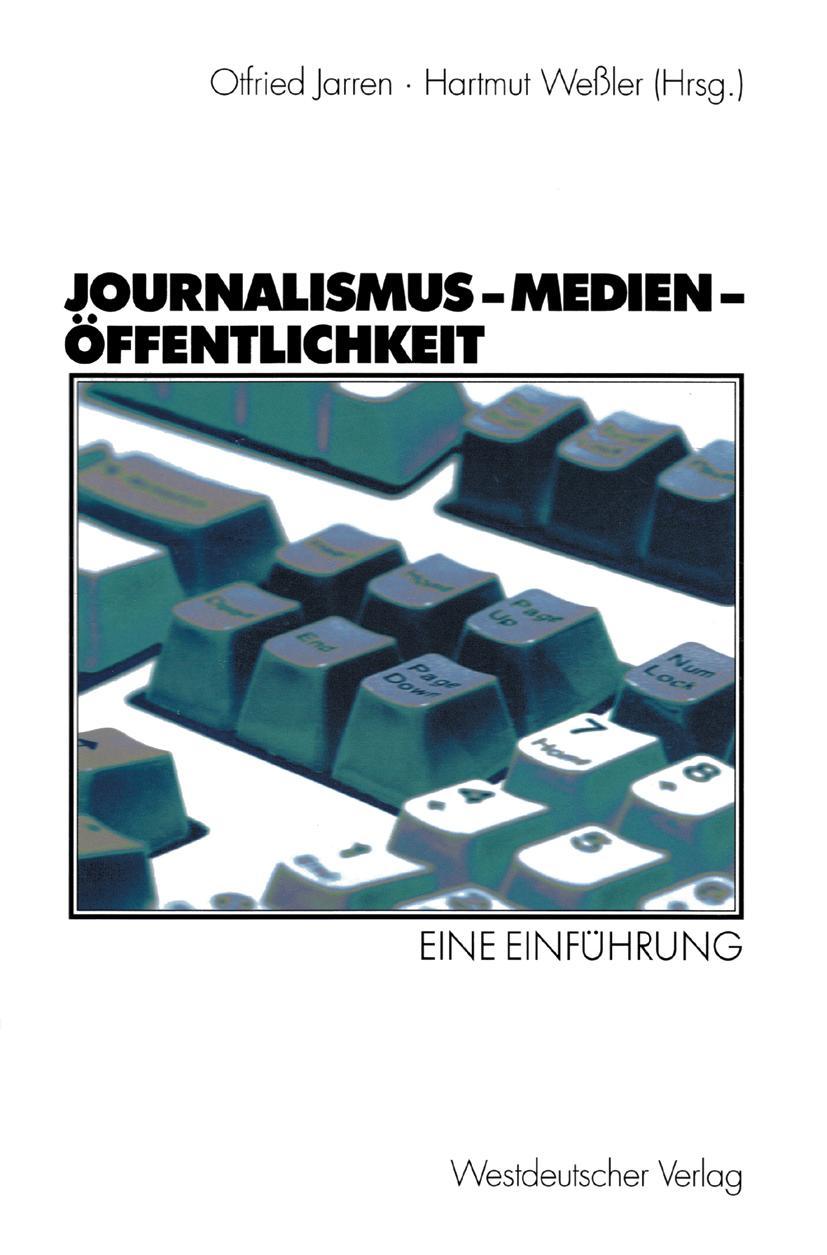 Vorderes Coverbild Journalismus - Medien - Öffentlichkeit